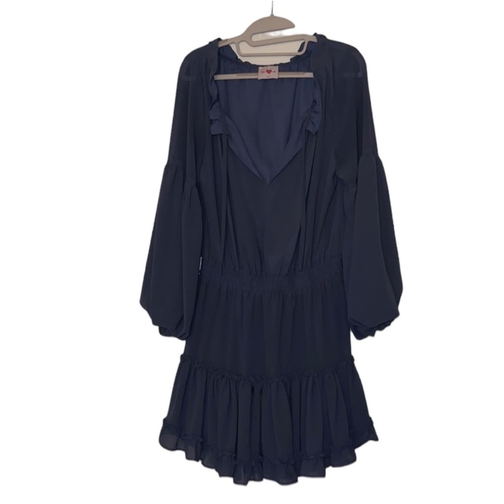 Buddy love dress- boutique- blue size small